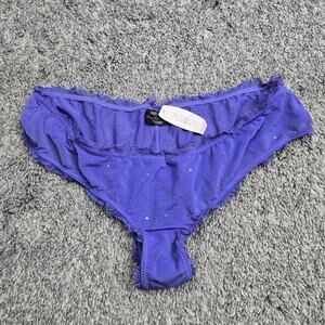 NWT Victoria’s Secret Sexy Little Things Low Rise Hip Hugger Sz L Panties Purple